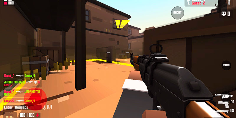 krunker gameplay