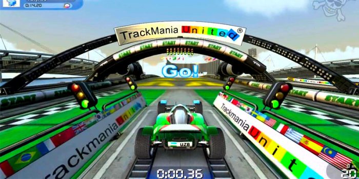 Trackmania gameplay